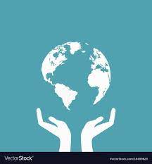 18 Hands Holding Earth Vector Earth Drawings Cartoon Styles Globe Drawing