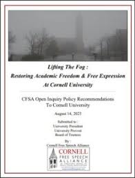Cornell Alumni Provide Blueprint for Free Speech, Viewpoint Diversity  Reforms