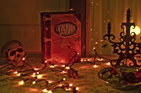 More images for hocus pocus wallpaper iphone » Hd Wallpaper Hocus Pocus Book Surrounded With String Lights Halloween Scary Wallpaper Flare