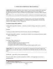 * remember 'must have done ' is a modal verb of deduction or speculation, not obligation in the past. 8 Pure And Conditional Obligations 2 Docx 8 U2013 Pure And Conditional Obligations 2 Article 1183 Impossible Conditions Those Contrary To Good Customs Course Hero