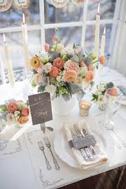 Essentially, the basic table setting, above, and the casual table setting are nearly identical, but in a casual table setting, there is the addition of a soup. Wedding Table Setting