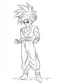 Dragon ball z coloring pages for kids learn how to color with super sayan kid goku. Gohan In Dragon Ball Z Coloring Page Free Printable Coloring Pages For Kids