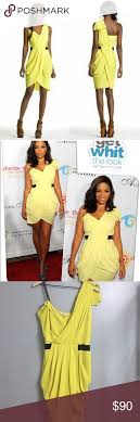 Rachel Rachel Roy Cocktail Dress Cocktail Dress Yellow Cocktail Party Dress Dresses
