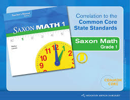 saxon math correlation to the common core state standards