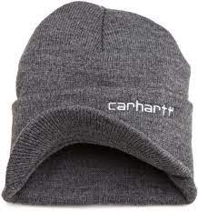 Carhartt Men S Knit Hat With Visor Coal Heather One Size Carhartt Http Www Amazon Com Dp B0041lqxqo Ref Cm Sw R P Knit Hat For Men Men S Knit Carhartt Mens