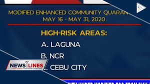 Philippine statistics authority on twitter public advisory in light of the ecq in metro manila bulacan cavite and laguna effective 29 march 2021 until 04 april 2021 the general public is hereby : Ncr Laguna And Cebu City Under Modified Ecq From May 16 31 Youtube