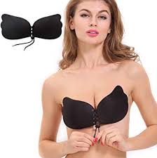 Un sujetador tres en uno para vestidos sin tirantes, sin espalda y con cuello profundo. Amazon Com Storycoast Sosten Sin Tirantes Sin Espalda Con Cordones Autoadhesivo Reutilizable De Silicona Invisible Clothing