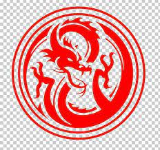 Logo Dragon Decal Png Area Art Chinese Dragon Circle Decal Logo Dragon Dragon Icon Dragon