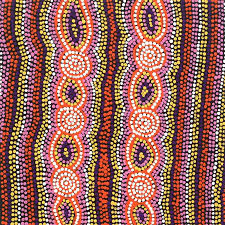 Helen Nungarrayi Reed Mina Mina Jukurrpa Ngalyipi 30x30cm Aboriginal Art Indigenous Art Aboriginal Painting