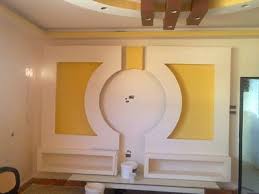 Home Decor Handmade Gypsum Board Tv Units Before And After Brick Interior Wall Ceiling Design Wall Tv Unit Design