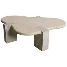 There are minor scuffs, scrapes and wear to the as found original finish. Maitland Smith Tessellated Stone Biomorphic Coffee Table 1970s At 1stdibs