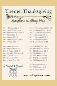 November Scripture Writing About Thanksgiving Gratitude Giving Thanks