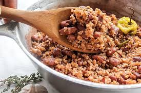 Vegan Jamaican Bulgur Wheat Peas Rice Peas Remix Recipe Bulgur Recipes Entree Recipes Recipes