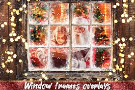 Download Window Frames Overlays Christmas Freeze Graphic By 2suns Creative Fabrica Yellowimages Mockups