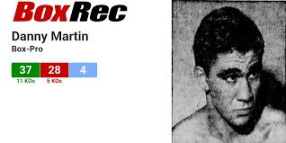 BoxRec: Danny Martin