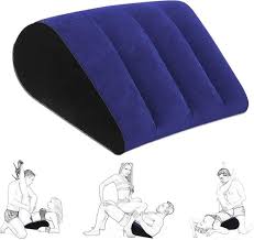 Amazon.com: Blue PVC Flocking Sex Cushion Body Support Pillow for Couple  Positioning for Deeper Position Sex Wedge Inflatable Triangle Sex Pillow  Travel Pillow Sweater JS-X0 : Health \\u0026 Household