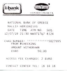 Bis anfang 2021 verbriefung von krediten über 6 milliarden euro nationalbank: Behebungsgebuhr Bei Bankomaten Kreta Forum Holidaycheck