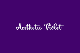 A font is a design for a set of characters. Aesthetic Violet Free Font 01 Fonts Shmonts