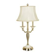 Lot Art Lenox Lighting By Quoizel Porcelain And Brass Table Lamp