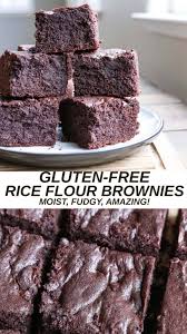 Gluten Free Brown Rice Flour Brownies The Roasted Root Rice Flour Gluten Free Sweets Brown Rice Flour