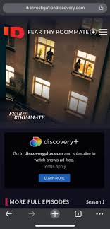 Submitted 11 days ago by actuallytherealshrek. Still No Fear Thy Roommate Yet You Advertise Discovery Plus On The Shows Page Discoveryplus
