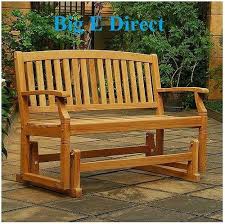 100 Teak Wood Porch Glider Swing Bench Seating Garden Deck Patio Outdoor Chair Teak Patio Furniture Teak Outdoor Outdoor Patio Furniture Sets