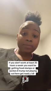 CRY ME A RIVER: Liberal woman is ANGRY that Donald Trump is wanting to only  give Sec. 8 and food stamps to “working citizens.” What are your thoughts?