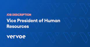 Vice President Of Human Resources Job Description Template | Vervoe