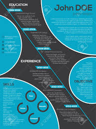 Best standout resume templates (with cool resume formats for 2021) on graphicriver. Modern Resume Cv Curriculum Vitae Design With Cool Circle Elements Royalty Free Cliparts Vectors And Stock Illustration Image 41599272