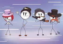 Artstation Henry Stickmin Toppat King Masked Tooner Henry Stickmin Toppat Henry Stickmin King