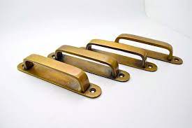 Brass Drawer Handles Kitchen Handles Brass Drawer Pulls Etsy Kitchen Handles Vintage Drawer Pulls Vintage Drawers