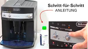 Delonghi Magnifica Esam 3000b Richtig Entkalken Welchen Entkalker Verwenden Anleitung Youtube