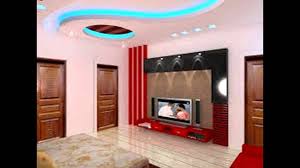 Here is a simple pop design for a hall that uses a combination of white and a striking colour such as purple. Home Design Hall Room Home Architec Ideas