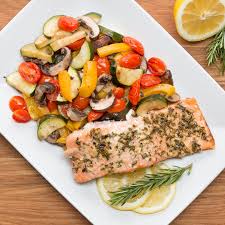 Make Dinner In 30 Minutes With This One Pan Lemon Herb Salmon Salmon Dishes Salmon Dinner Recipes Herb Salmon
