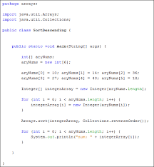 Better use the arrays.sort() method; Java For Complete Beginners Sorting Arrays