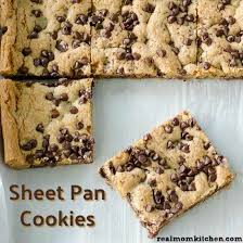 Sheet Pan Cookies Real Mom Kitchen Recipe Pan Cookies Brownies Recipe Easy Cookie Recipes