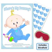 Fun Baby Shower Games Selection - Boy , Blue - All in one Listing! 20  Players | eBay