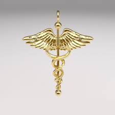 Medical Symbol Caduceus Pendant Greek Mythology Doctors Etsy In 2020 Medical Symbols 3d Printed Jewelry Printed Jewelry