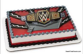 Wwe Wrestling Cake Decoration Party Supplies Topper Kit Favor Wwf Ring Belt Cena Wwe Birthday Cakes Wwe Birthday Wrestling Birthday Cakes