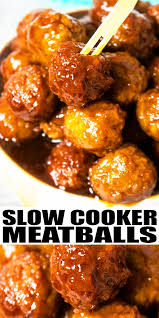 Slow Cooker Grape Jelly Meatballs Meatball Recipes Easy Easy Cooking Recipes Grape Jelly Meatballs