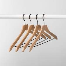 Personalized bridesmaid hangers, bride hangers, custom clothes hanger with names, custom wedding hangers, free hanger. 4pk Wood Hanger Made By Design Target