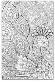 Maybe you would like to learn more about one of these? Peacock Prance Custom Coloring Canvas Wall Art Bed Bath Beyond Coloring Canvas Peacock Coloring Pages Coloring Books