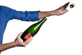 More images for how to open champagne bottle with knife » How To Saber Champagne For New Year S