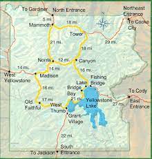 Yellowstone National Park Entrances Map Yellowstone Lodging - Yellowstone National Park Map