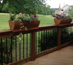 This planter is completely designed to fit there is also a smaller version priced at $49. Arched Deck Rail Planter Box Deck Railing Planters Outdoor Deck Decorating Outdoor Planter Boxes