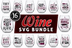 Download Wine Bundle Vol 2 Graphic By Subornastudio Creative Fabrica PSD Mockup Templates