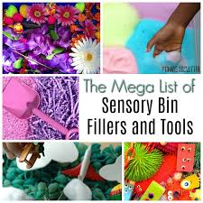 Check spelling or type a new query. The Mega List Of Sensory Bin Fillers And Tools
