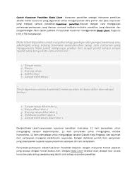 Maybe you would like to learn more about one of these? Contoh Kuesioner Penelitian Skala Likert