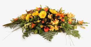 You buy your wife tube socks at the flea market. Yellow And Orange Casket Spray Funeral Flowers Png Free Transparent Png Download Pngkey