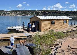 Marina Arrives At Mcphee Reservoir